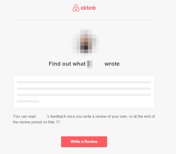 airbnb information gap email example